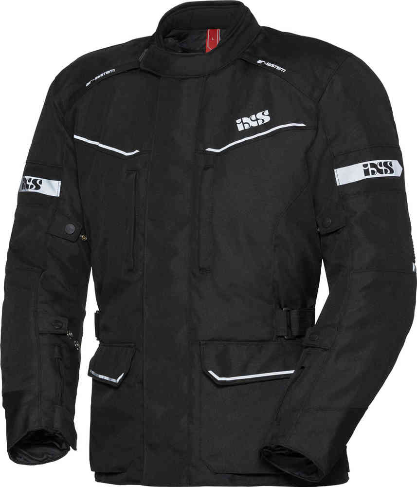 Мотоциклетная текстильная куртка Tour Evans-ST IXS, черный 2021 mulheres espaguete sólida macacão verão casual solto mangas sexy profundo decote em v calças largas