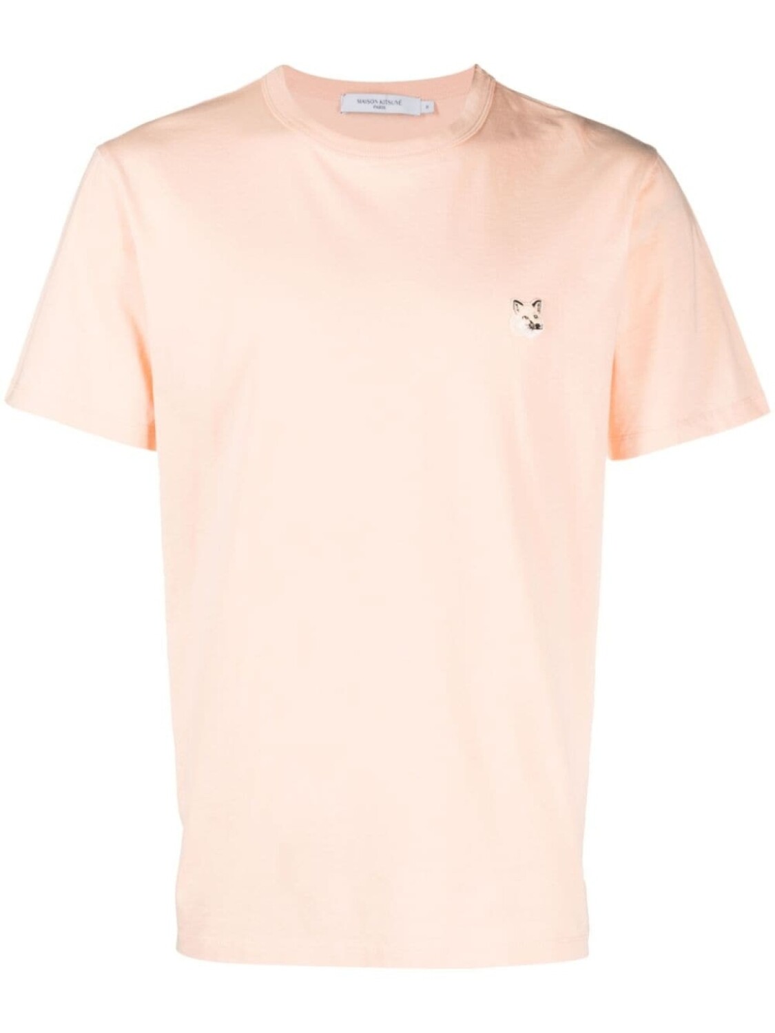 

Maison Kitsuné футболка с нашивкой-логотипом, оранжевый