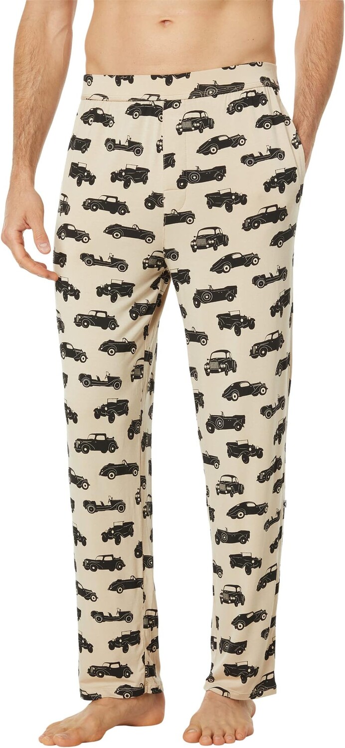 

Пижамные штаны Kickee Pants, цвет Burlap Vintage Cars