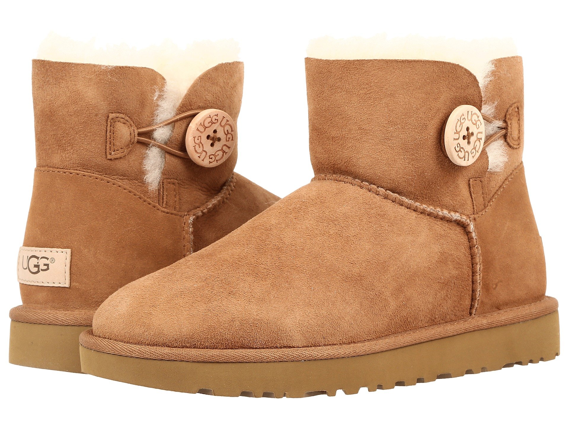 

Угги UGG Mini Bailey Button II, коричневый