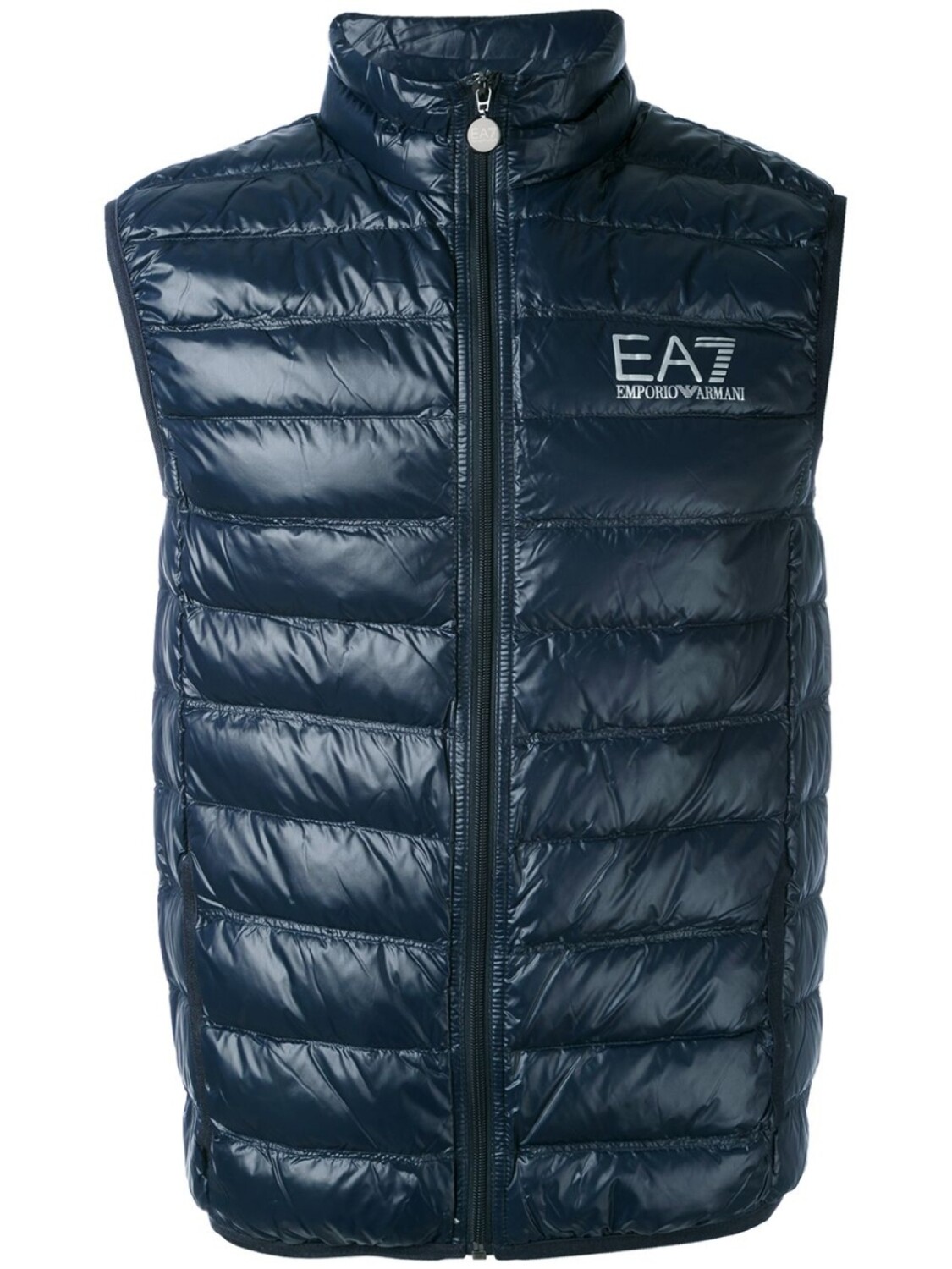 

Ea7 Emporio Armani дутый жилет с логотипом, синий