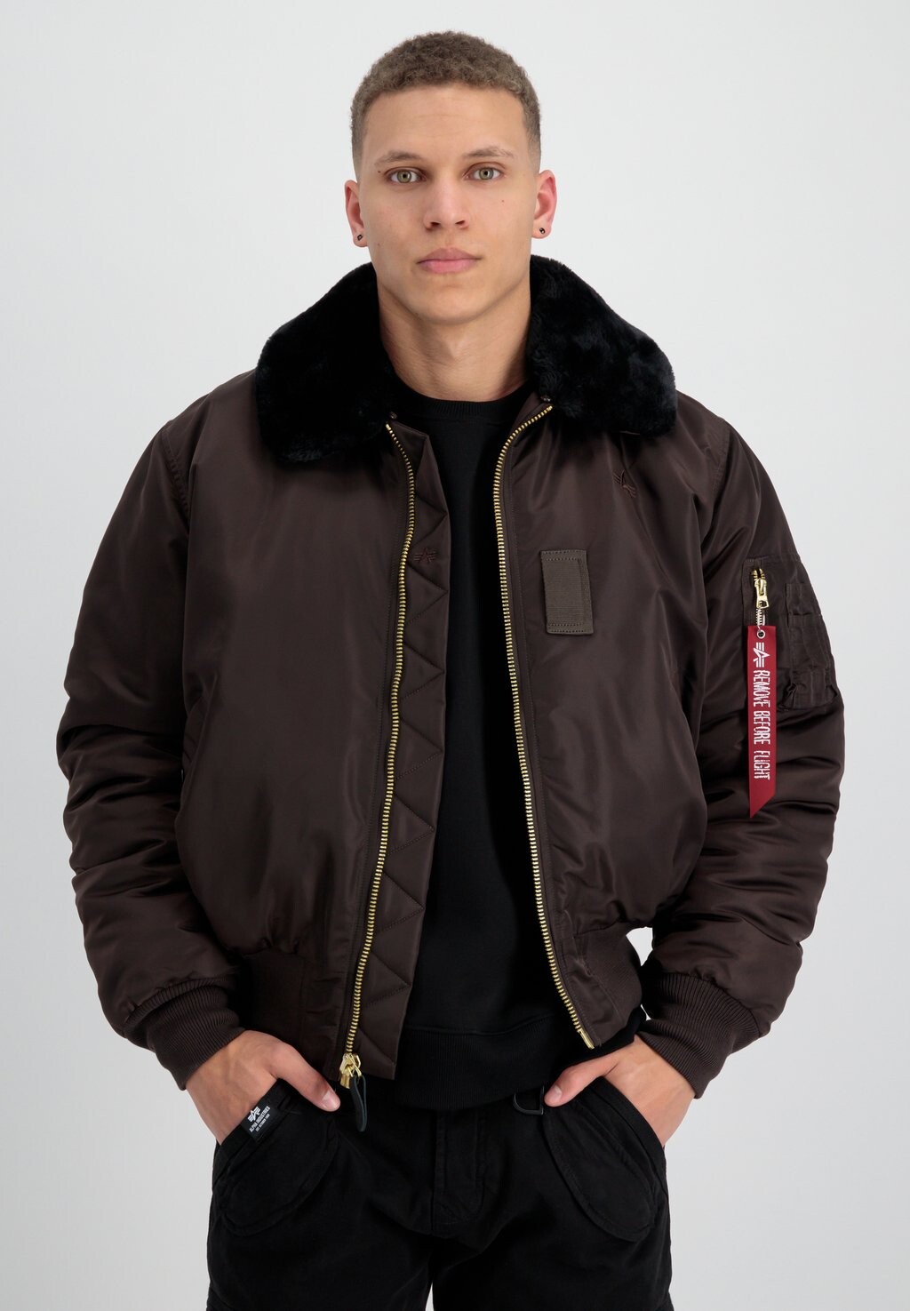

Куртка Alpha Industries B 15, цвет hunter brown
