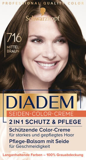 

Краска для волос Средне-русый 716 Schwarzkopf, Diadem