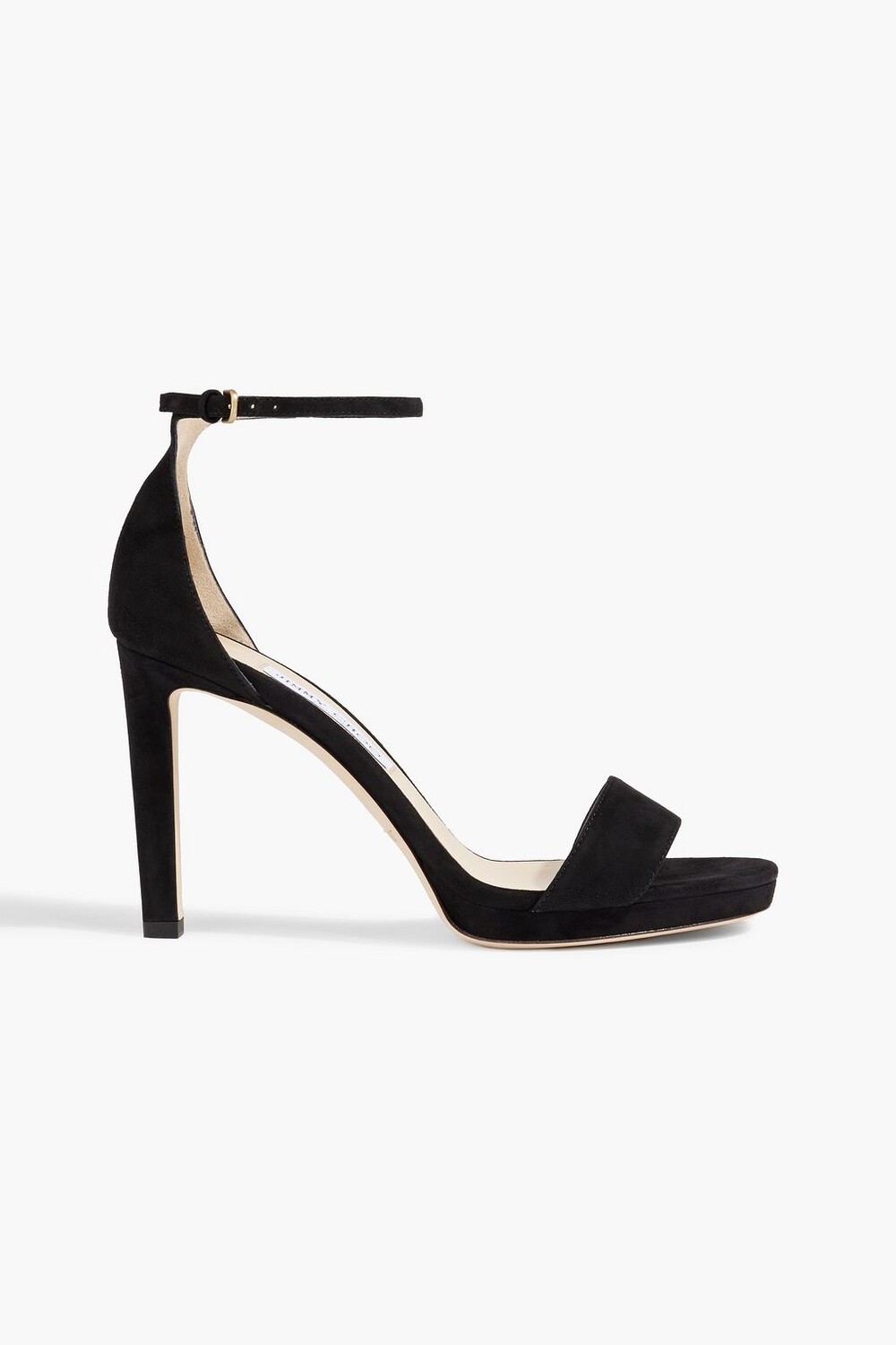 

Замшевые сандалии Misty 100 JIMMY CHOO, черный