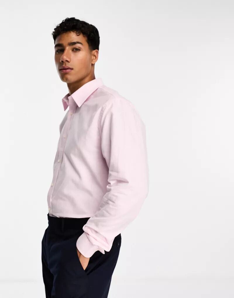 

Розовая оксфордская рубашка Ben Sherman