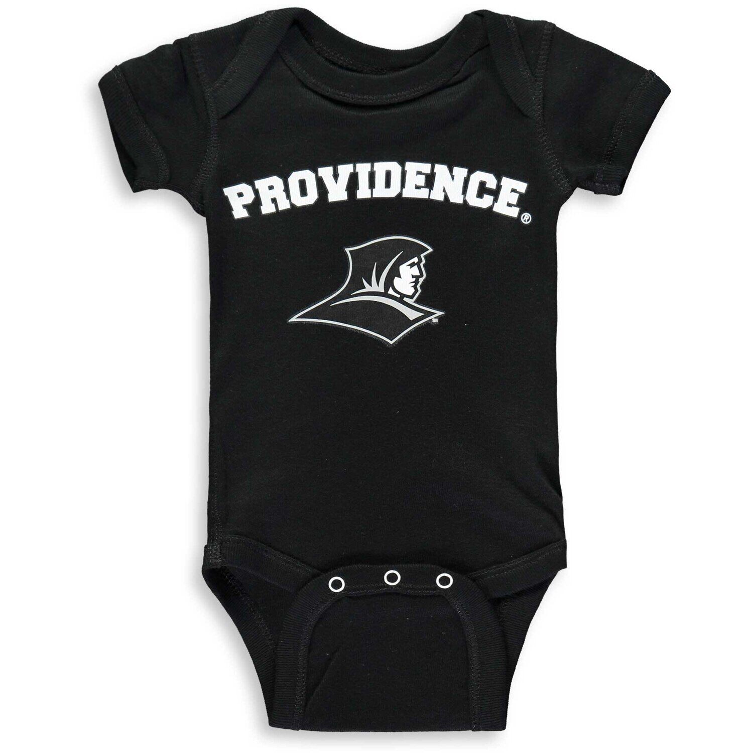 

Черное боди с аркой и логотипом для младенцев Providence Friars Unbranded