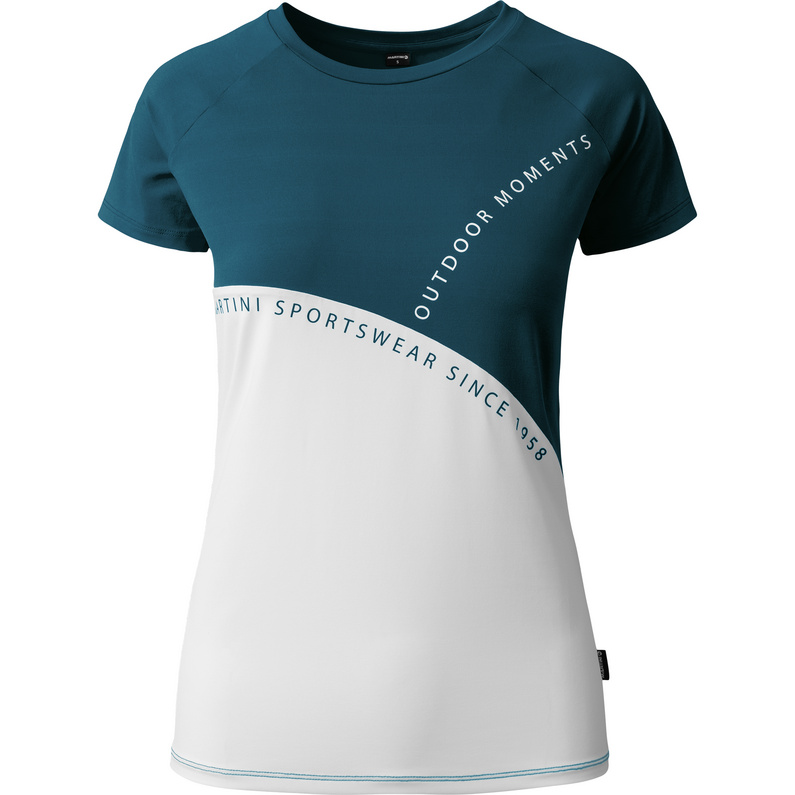 Женская прямая футболка Via Martini Sportswear, синий