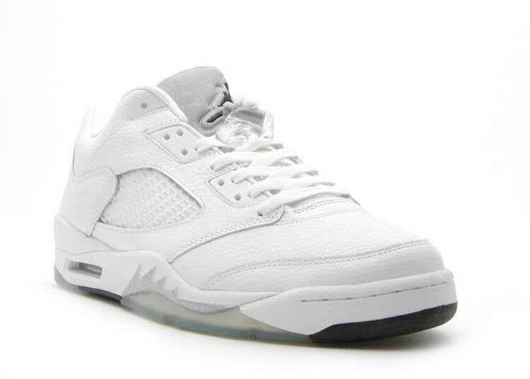 All white jordans 5 hotsell