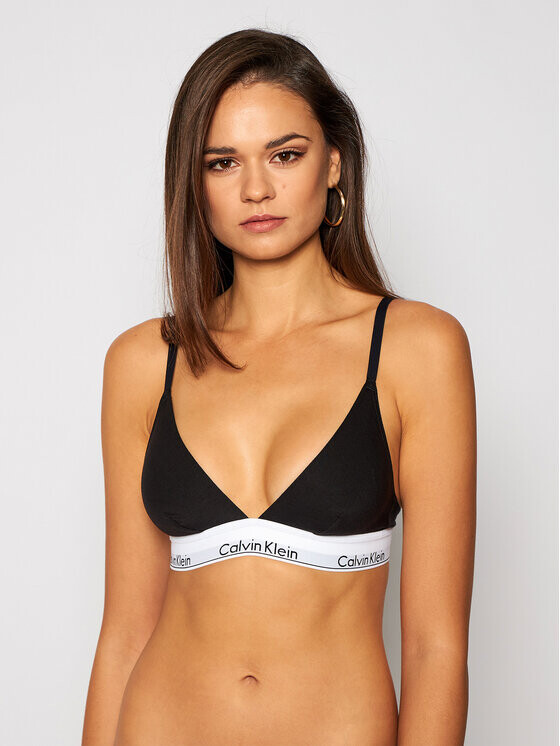 

Бюстгальтер без косточек Calvin Klein, черный