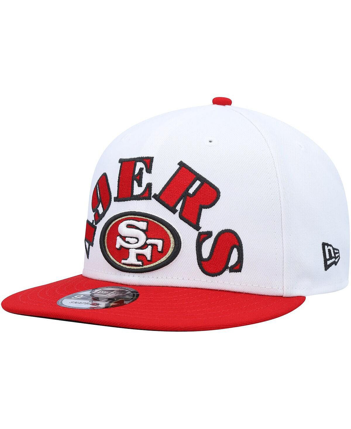 

Мужская белая, алая кепка San Francisco 49Ers Retro 9Fifty Snapback New Era