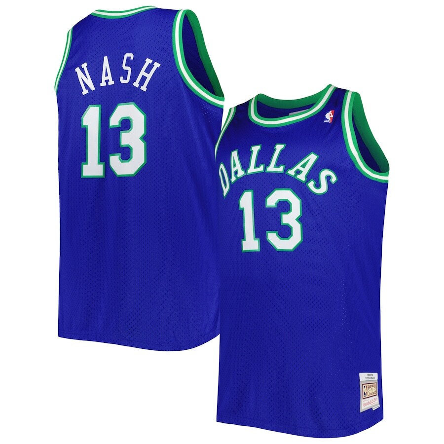 

Джерси Mitchell & Ness Dallas Mavericks, синий