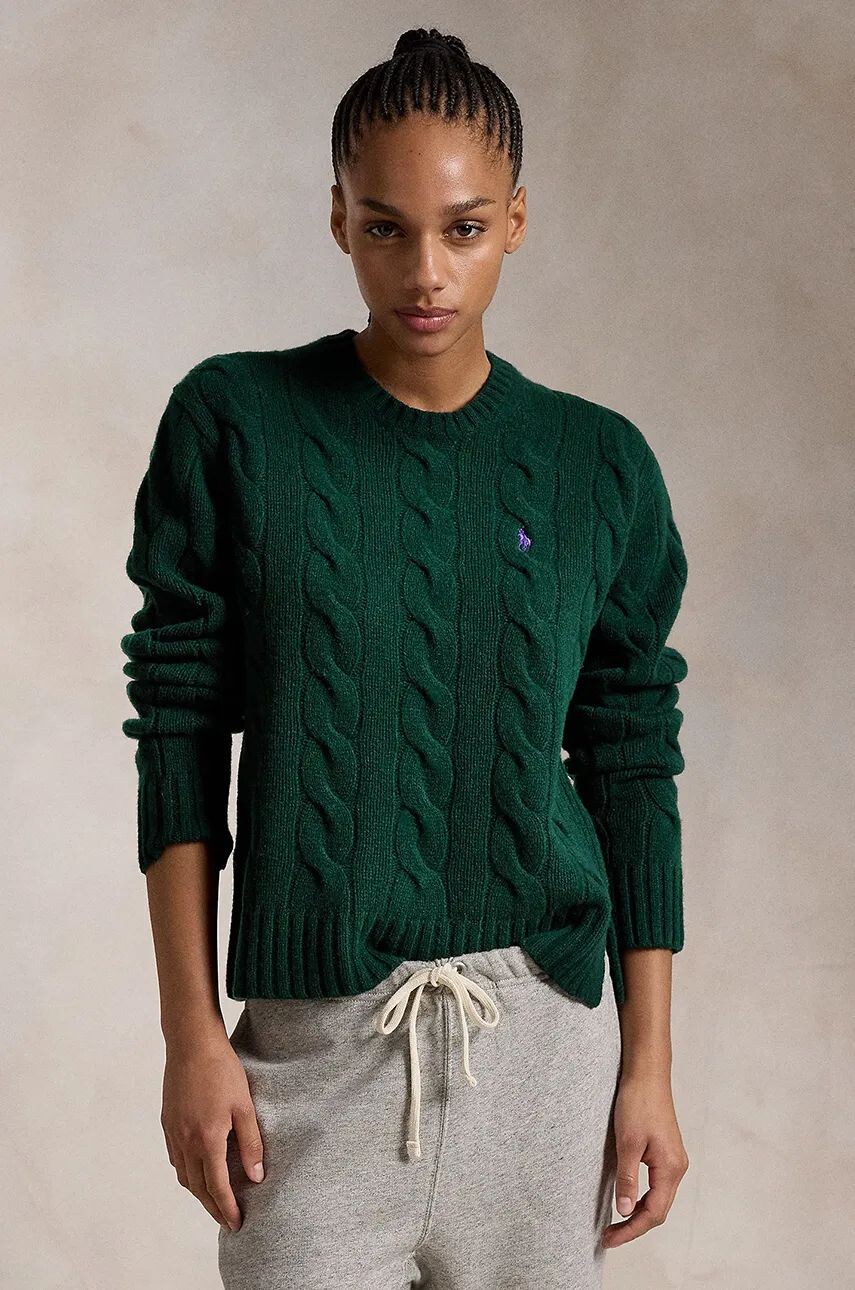 

Шерстяной свитер Polo Ralph Lauren, зеленый