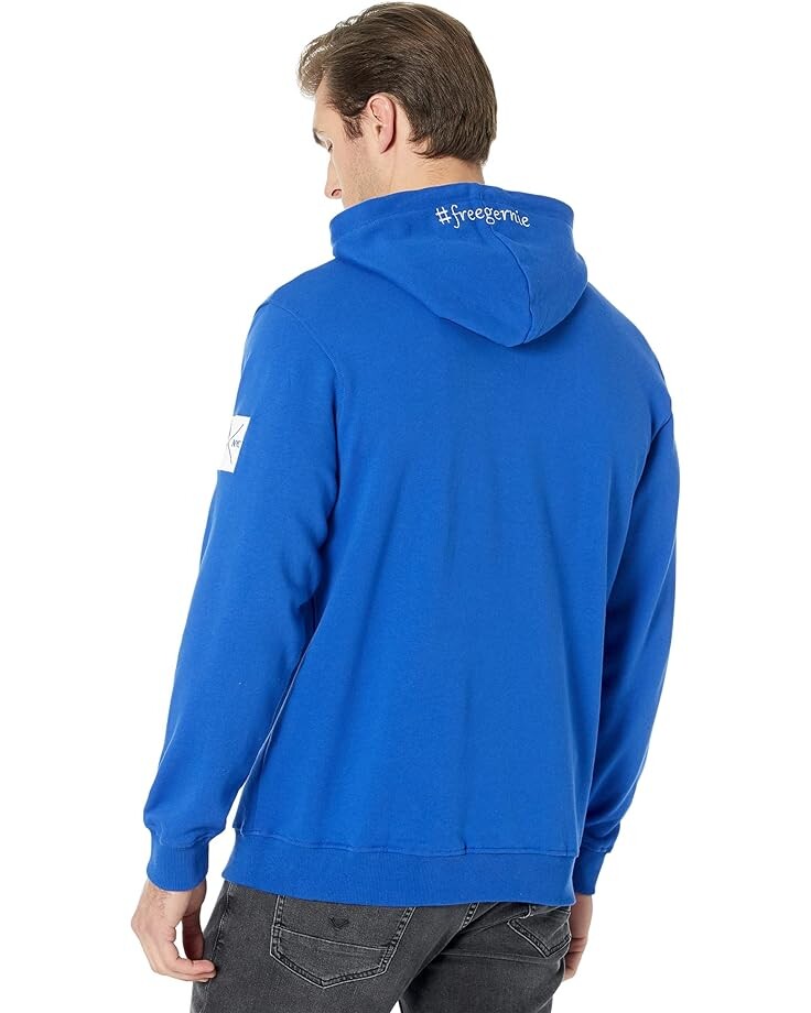 

Худи Gernie Arm Patch Hoodie, синий