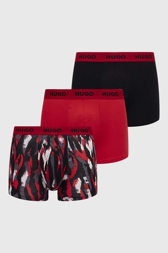 

3 упаковки боксеров Hugo, красный