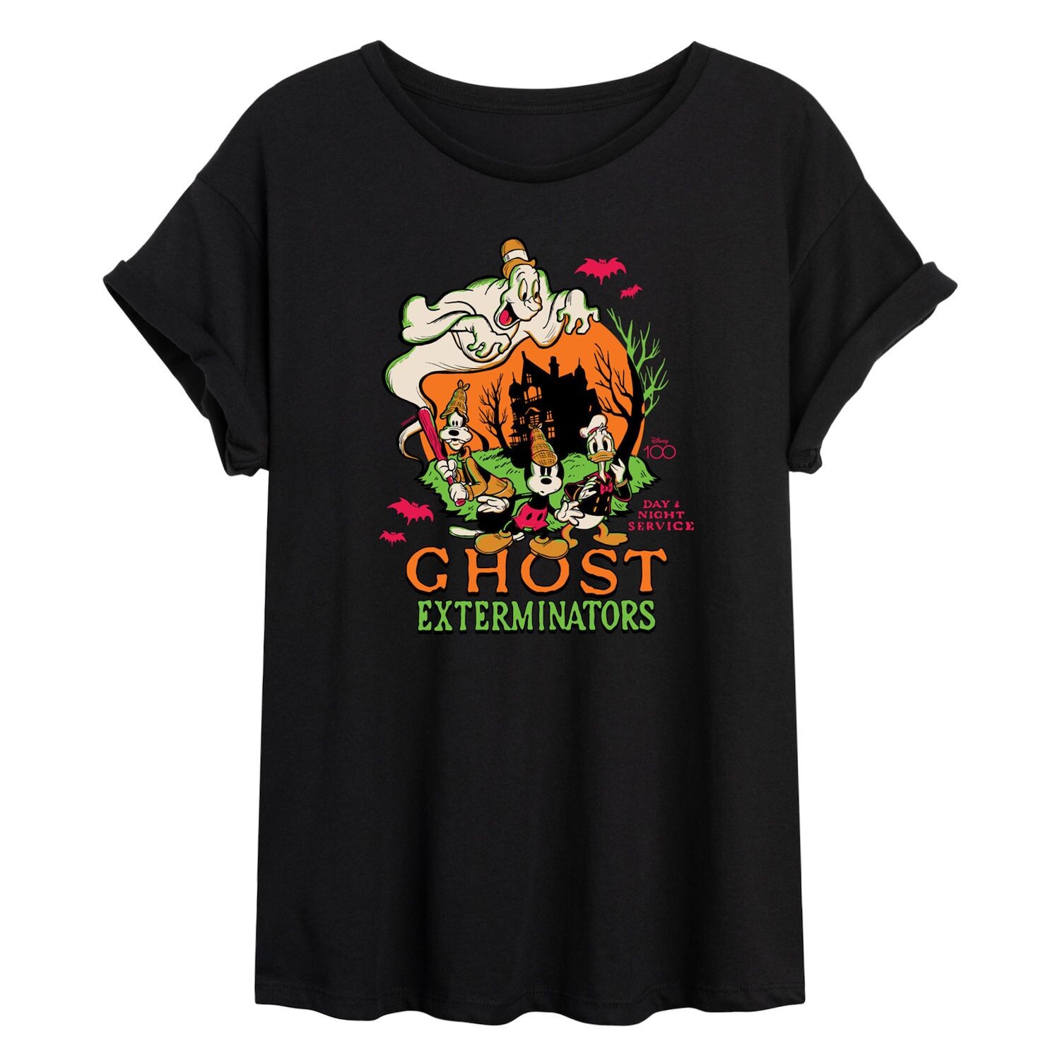 

Футболка с струящимся рисунком Disney 100 Juniors Ghost Exterminators Licensed Character