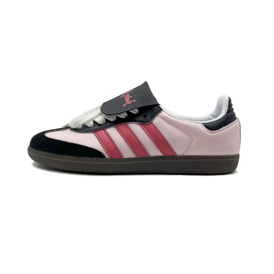 

Кроссовки adidas originals Samba Series Skateboarding Shoes Men Low-top Black/pink, розовый
