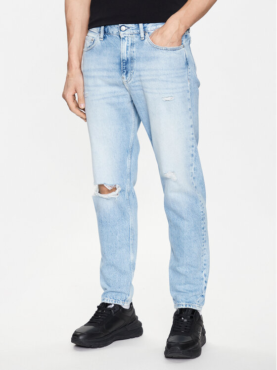 Зауженные джинсы Calvin Klein, синий