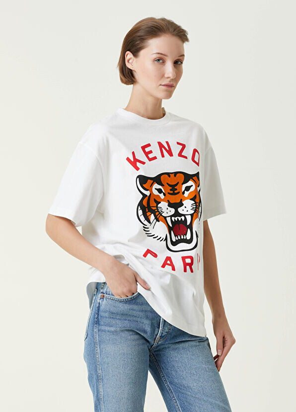 

Футболка с логотипом Kenzo, белый