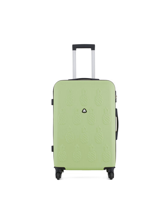 Средний чемодан Semi Line, зеленый