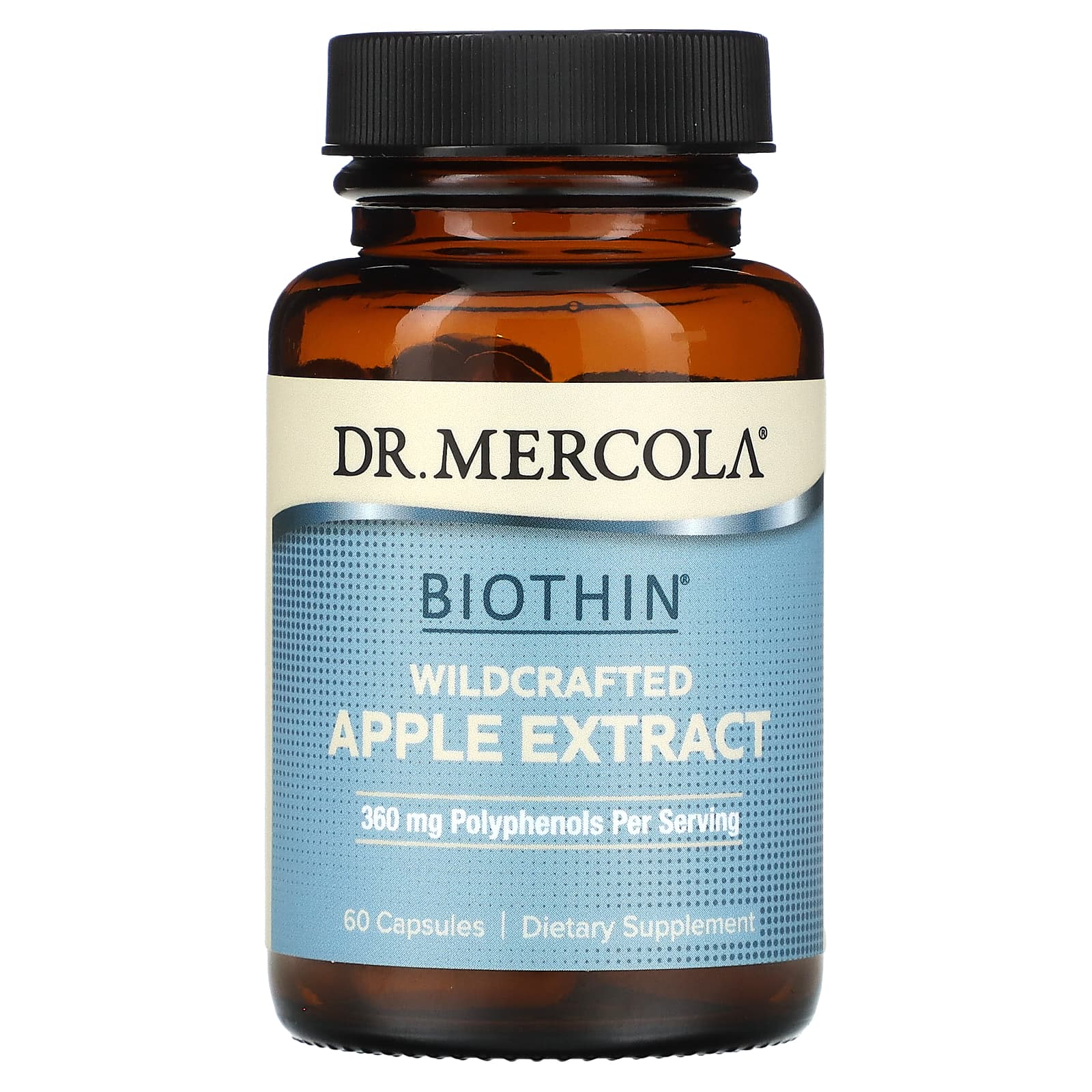 цена Dr. Mercola Biothin экстракт дикорастущего яблока 60 капсул