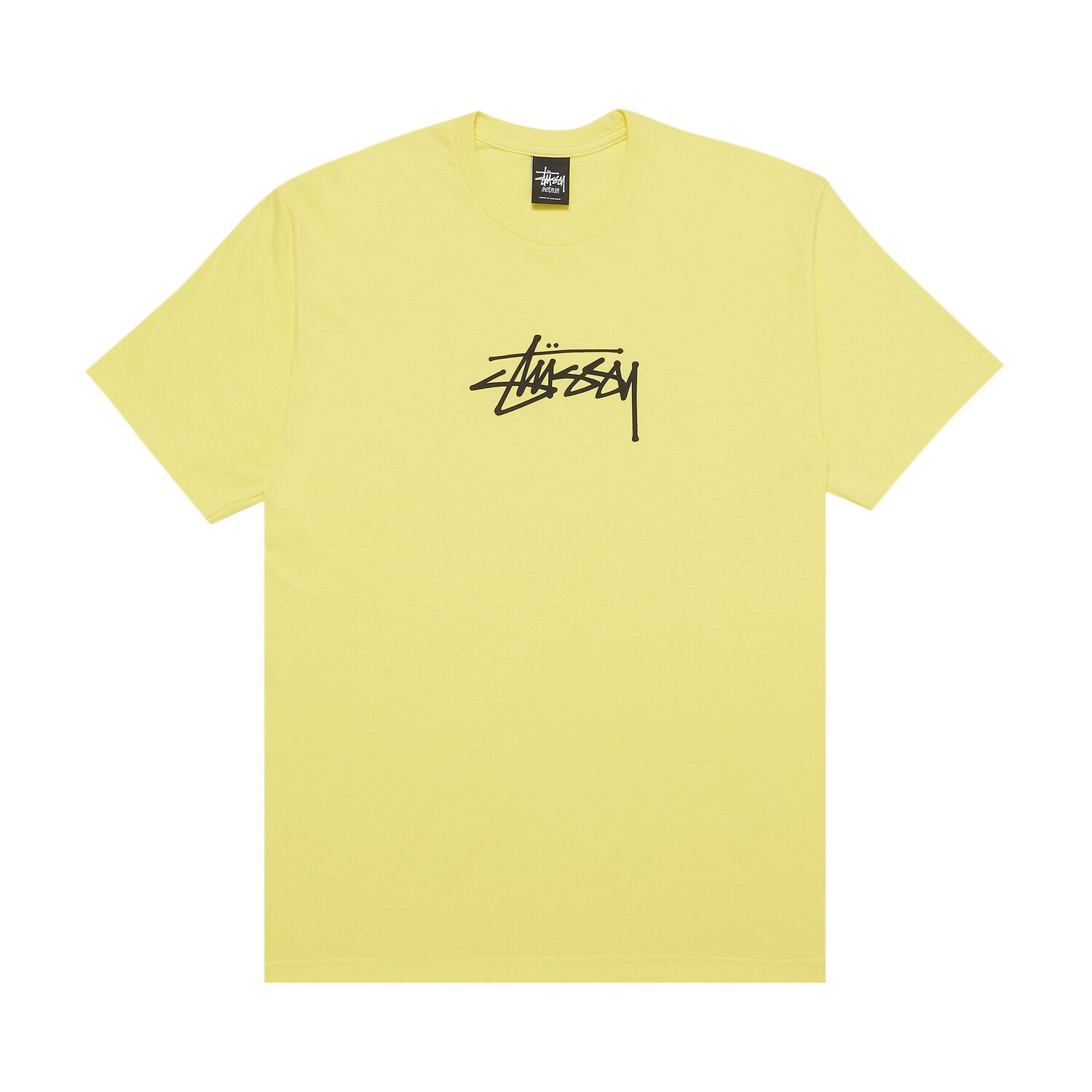 

Футболка Stussy Basic Stock, Желтая