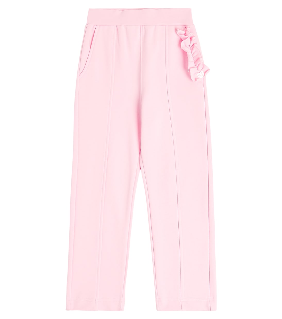 Спортивные брюки из смесового хлопка Monnalisa, розовый