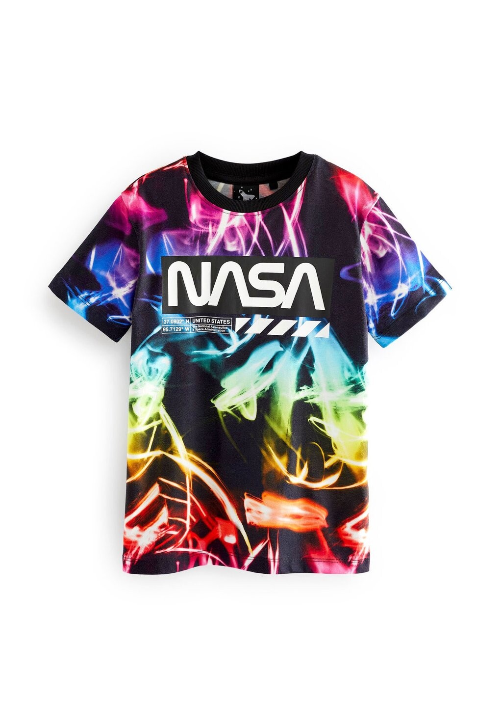 

Футболка с принтом SHORT SLEEVE LICENSE T-SHIRT Next, цвет nasa rainbow