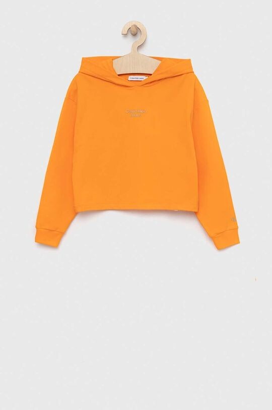 

Детская толстовка Calvin Klein Jeans, оранжевый