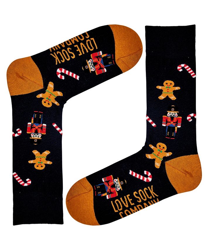 Мужские носки унисекс «Рождественский Щелкунчик», 1 шт. Love Sock Company, черный женские носки tiger из органического хлопка love sock company коричневый