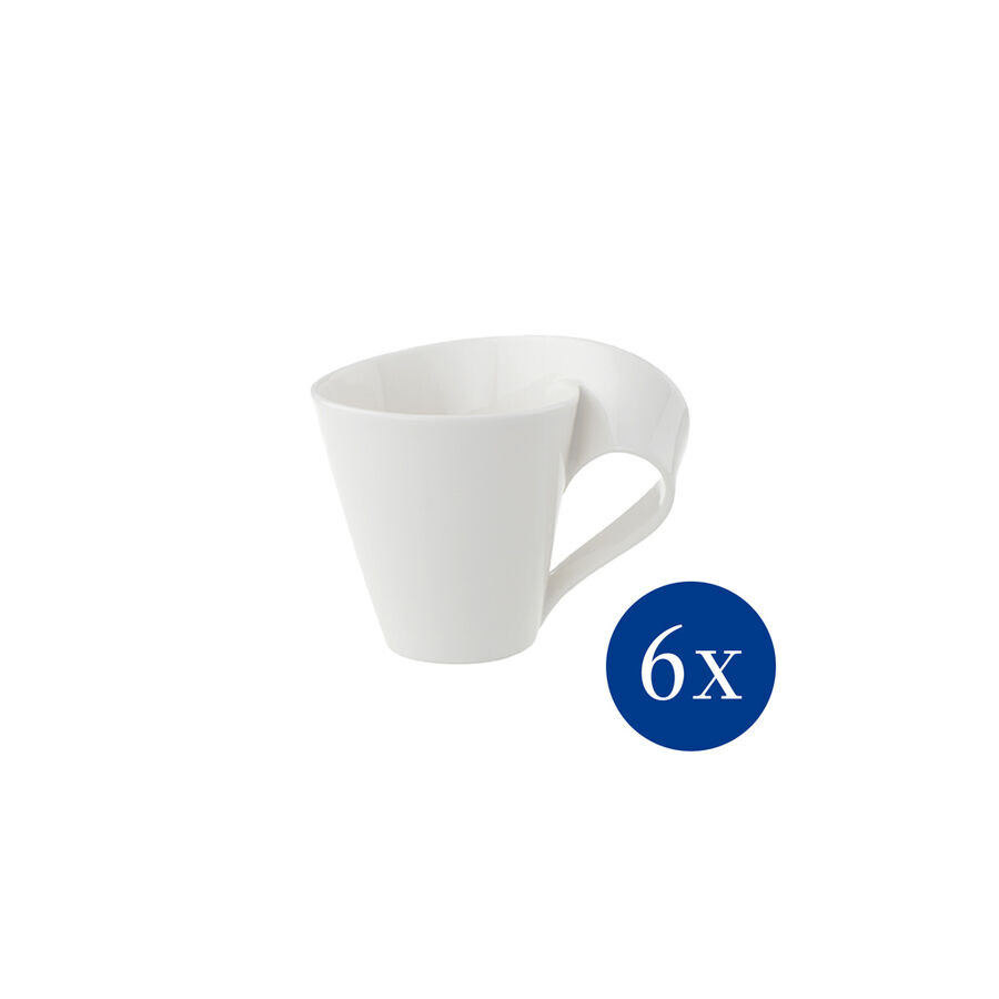 

Кофейные чашки NewWave, 200 мл, 6 шт, белые Villeroy & Boch, белый