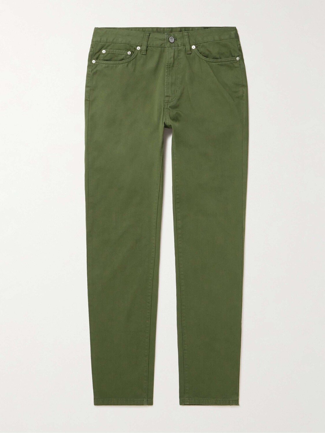 

Брюки Roamer Slim Fit из хлопкового твила Outerknown, зеленый