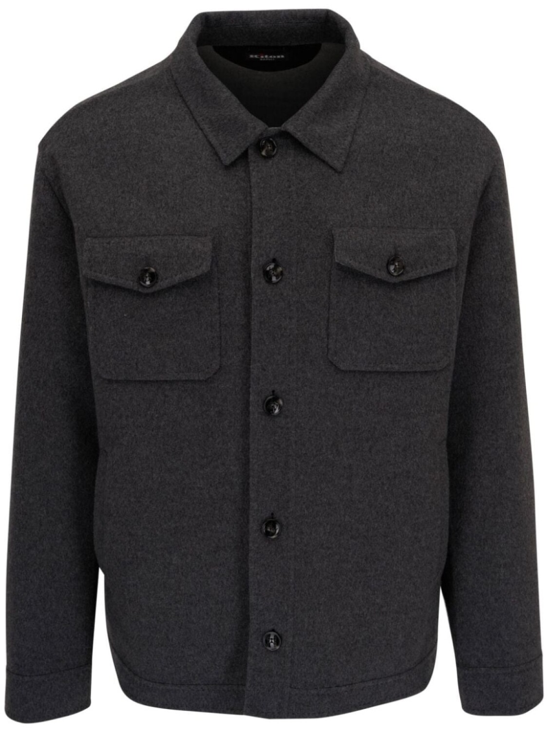 

Kiton куртка-рубашка на пуговицах, серый