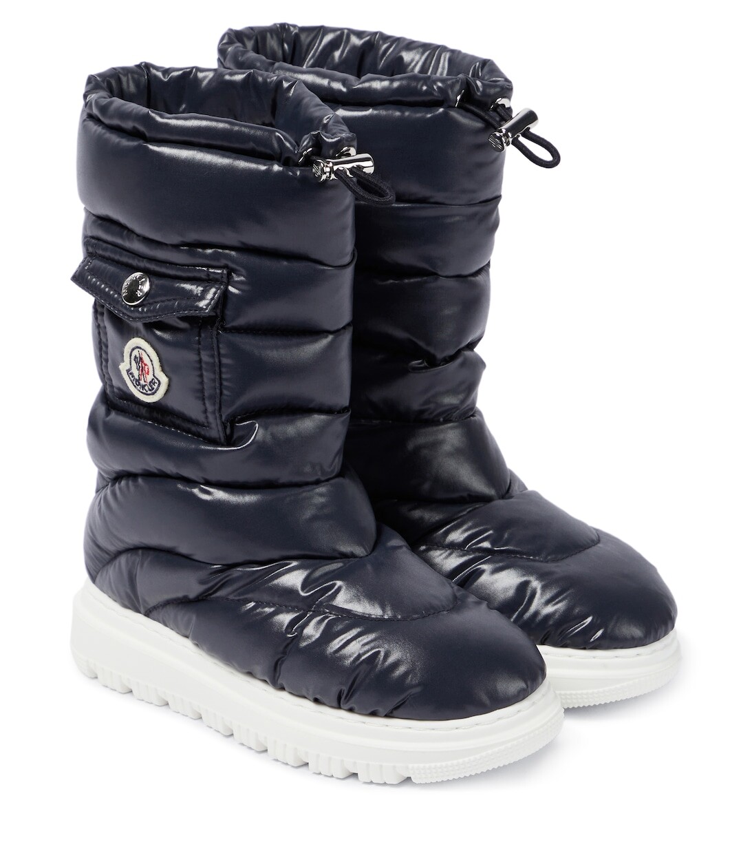

Пуховые сапоги Petit Gaia Moncler Enfant, синий
