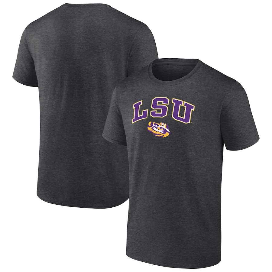 

Футболка с коротким рукавом Fanatics Branded Lsu Tigers, угольный