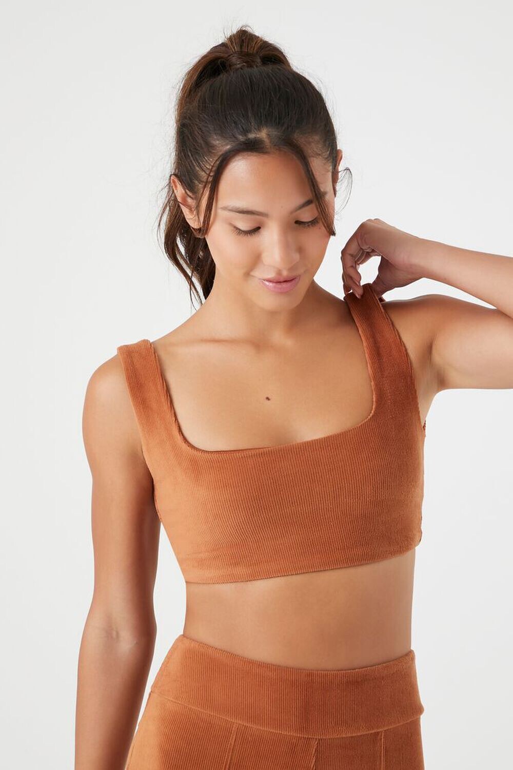 

Спортивный вельветовый бюстгальтер Active Forever 21