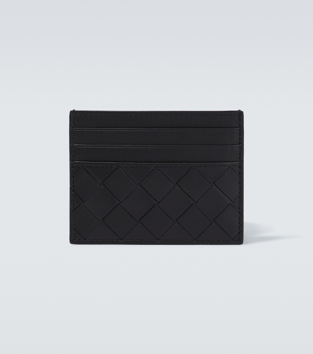 

Картхолдер из кожи intrecciato Bottega Veneta, черный