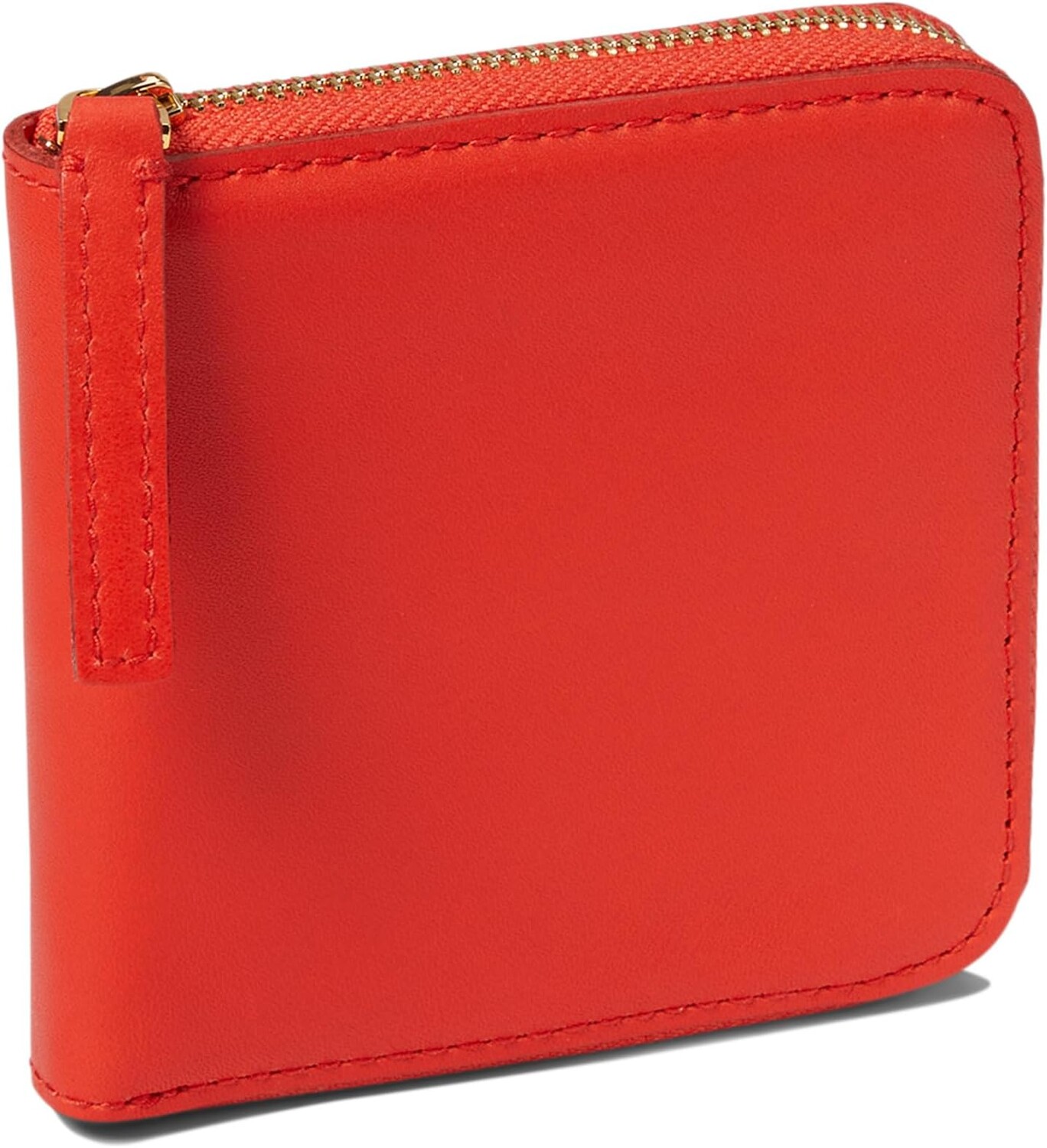 

Кожаный кошелек на молнии Madewell, цвет Wild Poppy
