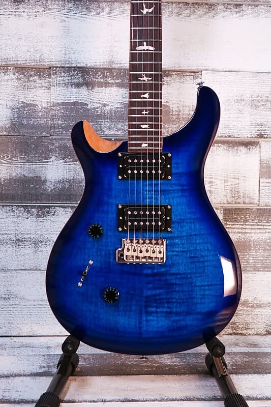 

Электрогитара PRS SE Custom 24 Left-Handed Electric Guitar - Faded Blue Burst w/Gig Bag 2022 Model