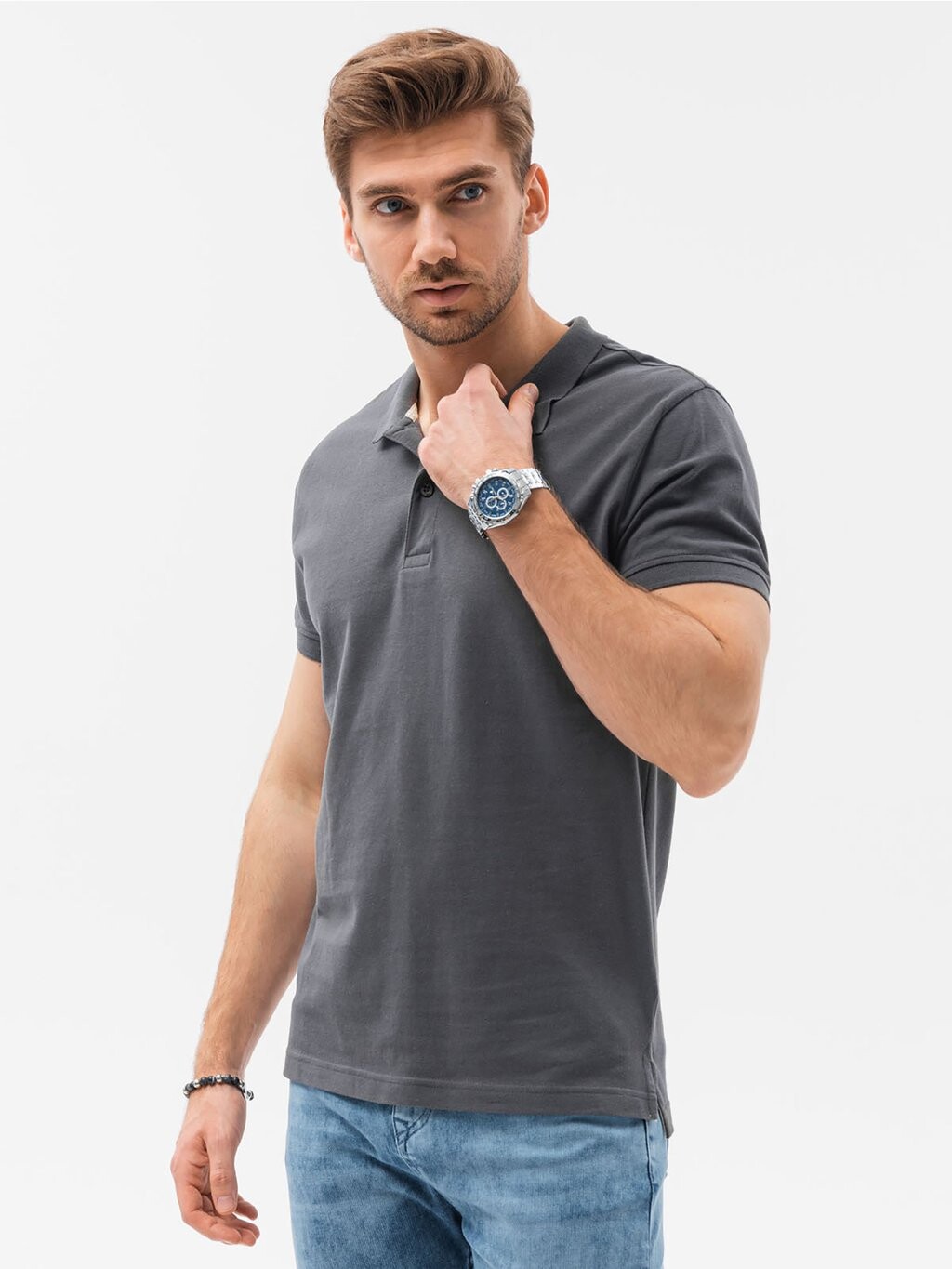 

Рубашка-поло PLAIN Ombre, цвет dark grey