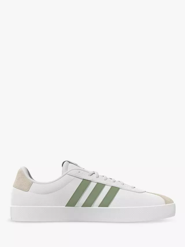 

Кроссовки adidas VL Court 3.0 Lace Up, цвет white/tent green