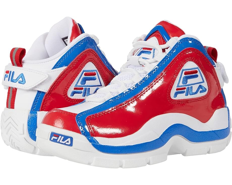 Кроссовки Fila Grant Hill 2, цвет White/Fila Red/Prince Blue кроссовки fila squad unisex white blue yellow