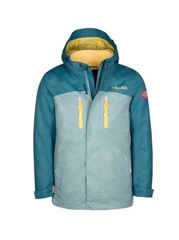 

Куртка Trollkids 3in1 Jacke Bryggen, цвет Gletschergrün/Petrol