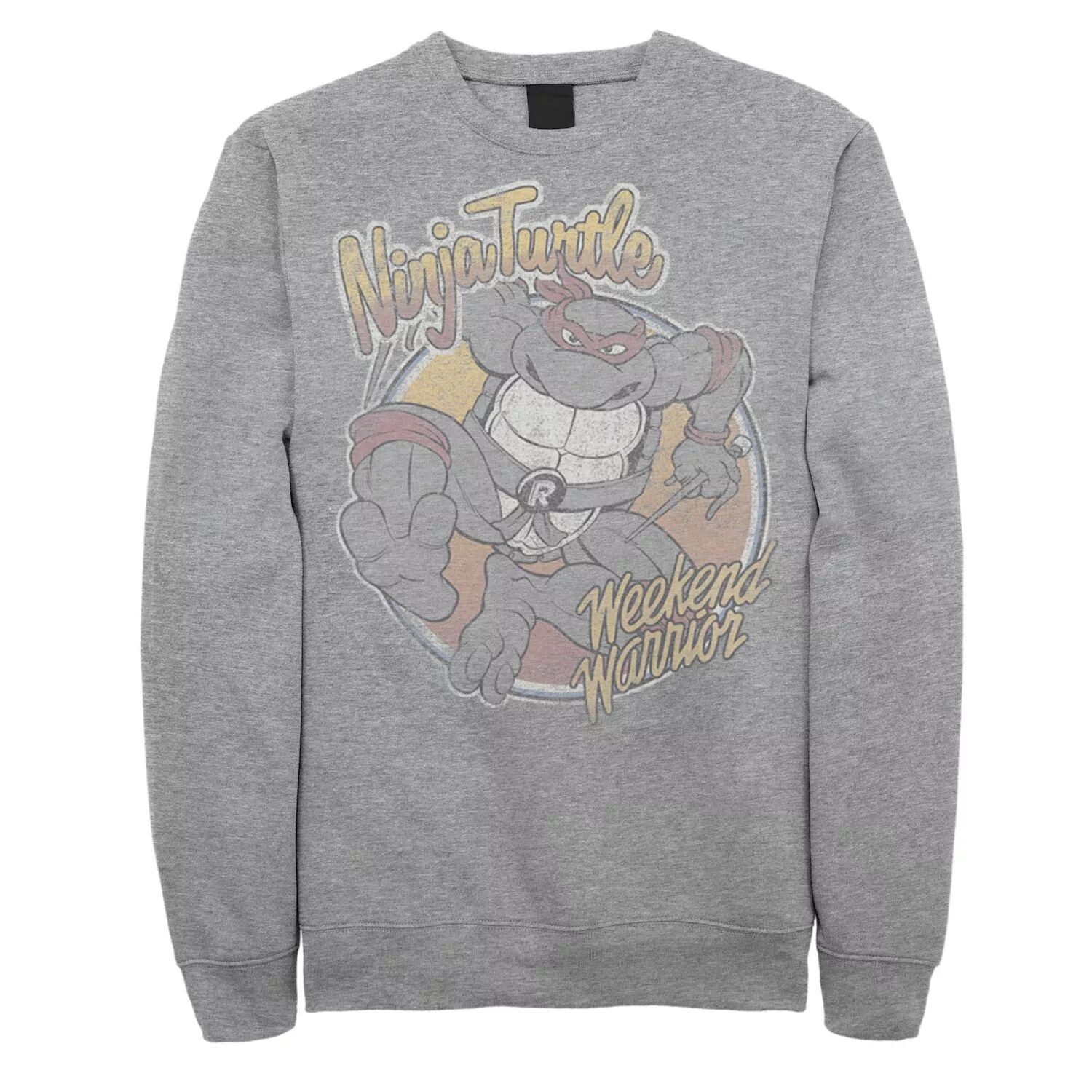 

Мужские винтажные флисовые футболки с черепахами ниндзя Raphael Weekend Warrior Licensed Character