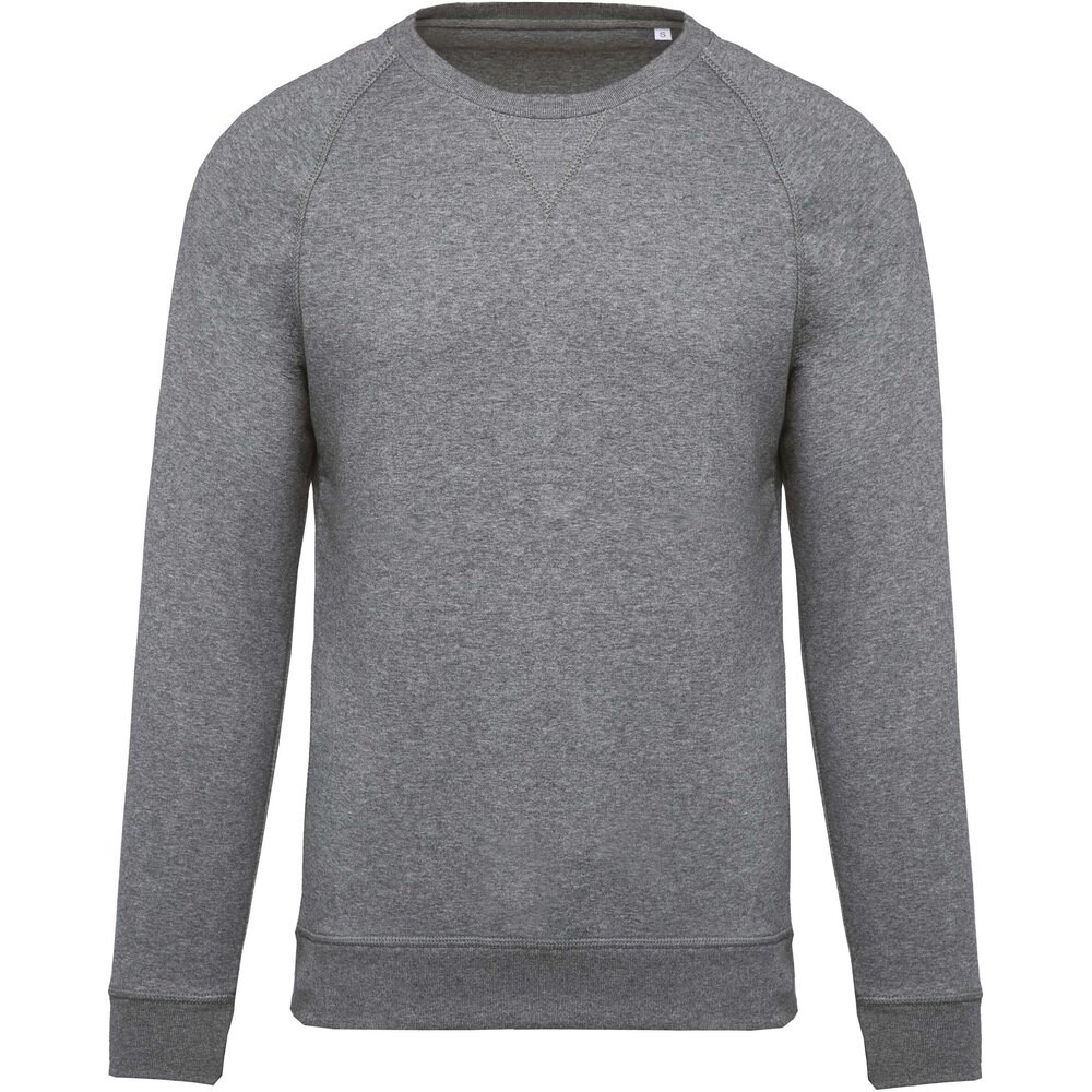 

Толстовка Kariban Organic Round Neck, серый