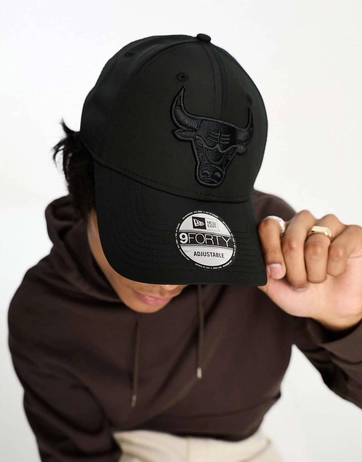 

Черная кепка New Era 9Forty Chicago Bulls