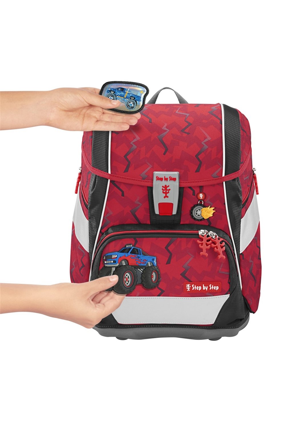 Набор школьных сумок 2IN1 PLUS SET 6TLG Step by Step, цвет monster truck rocky цена и фото