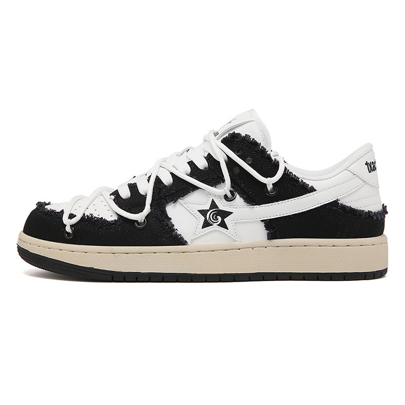 

Кроссовки 1xact cover Skateboarding Shoes Unisex Low-top, черный/белый