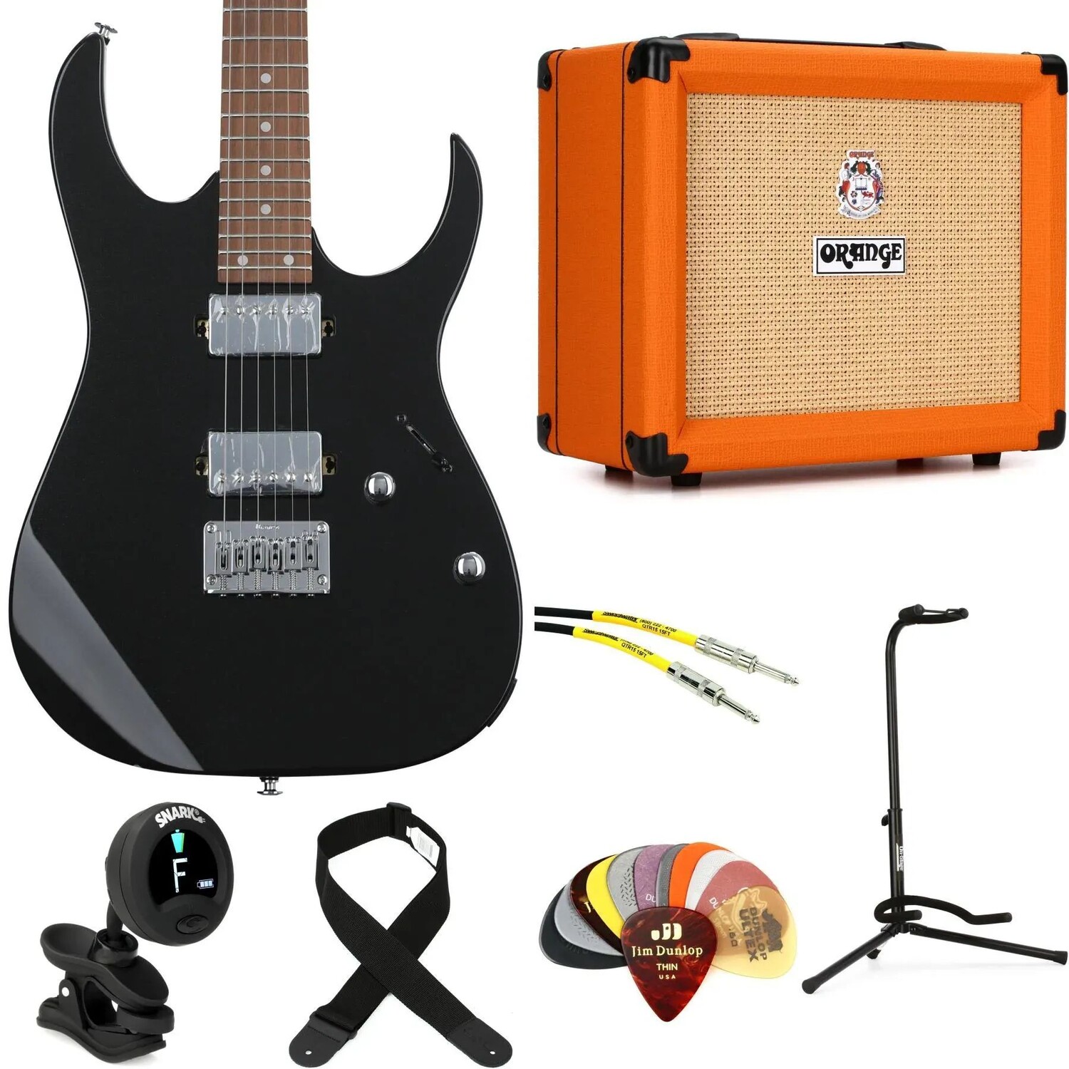 

Электрогитара Ibanez GIO GRG121SP и комплект Orange Crush на 20 ампер — Black Night