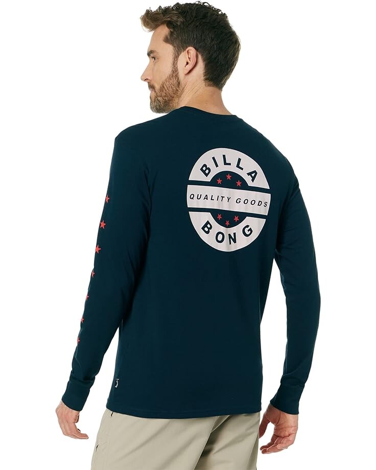 

Футболка с длинным рукавом Billabong Vintage Rotor Long Sleeve Tee, темно-синий