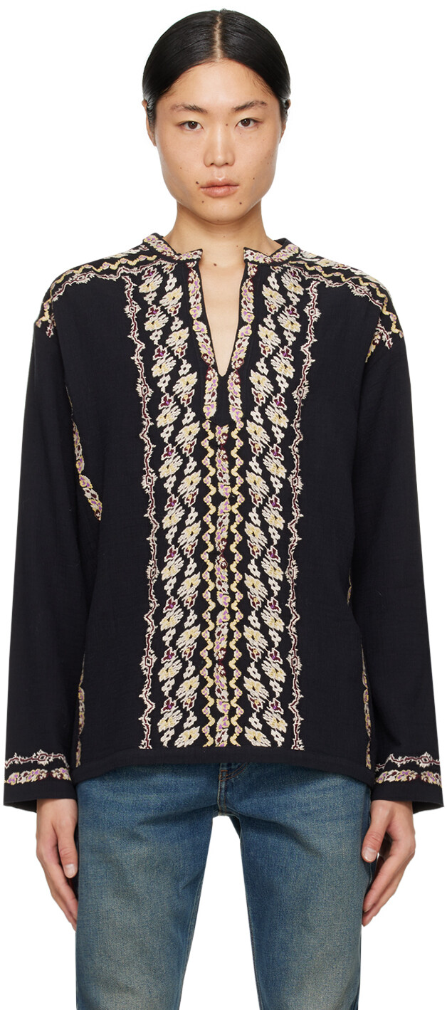 

Черная рубашка Cikariah Isabel Marant